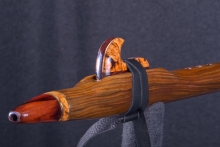 Lignum Vitae Native American Flute, Minor, Mid A-4, #S3K